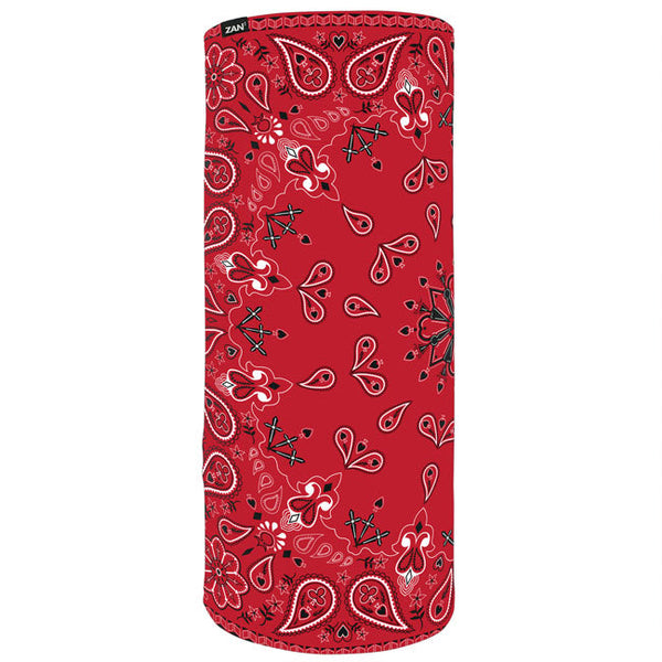 Zanheadgear Motley Tube Sportflex UPF50+ Series Red Paisle  - Customhoj