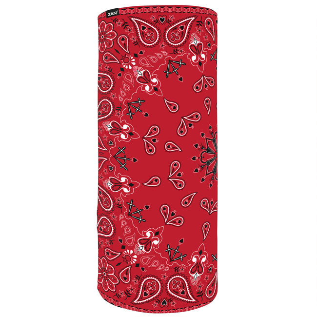 Zanheadgear Motley Tube Sportflex UPF50+ Series Red Paisle  - Customhoj