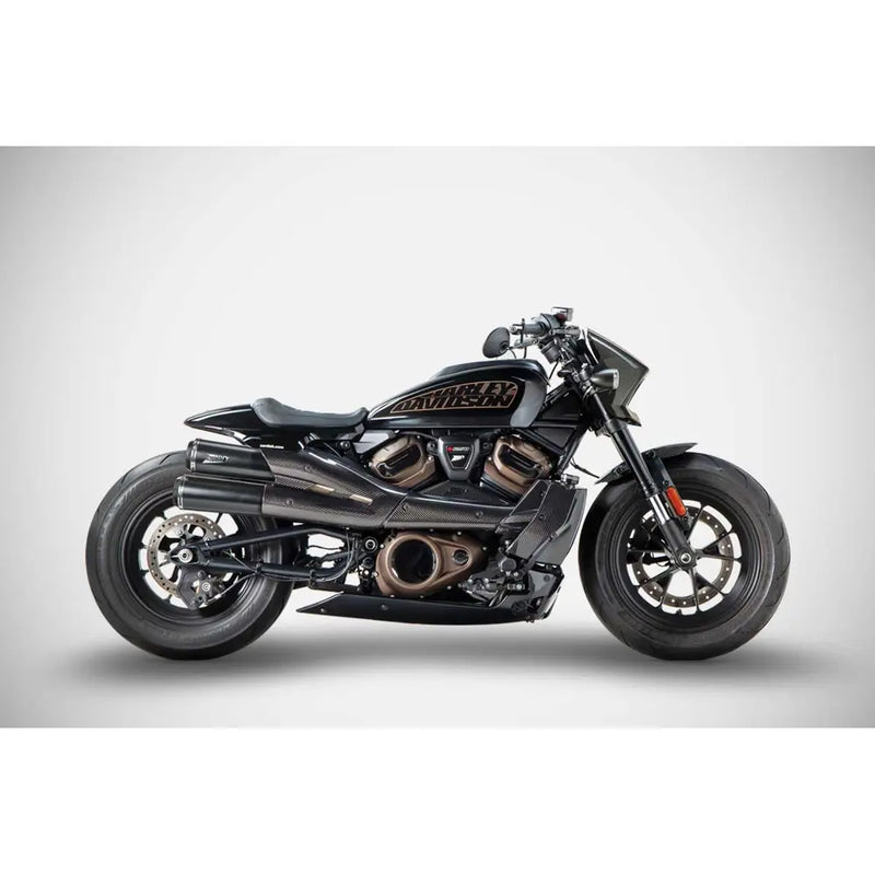 Zard 2-1-2 Euro 5 E5 Slip-On Exhaust System for Harley  - Customhoj