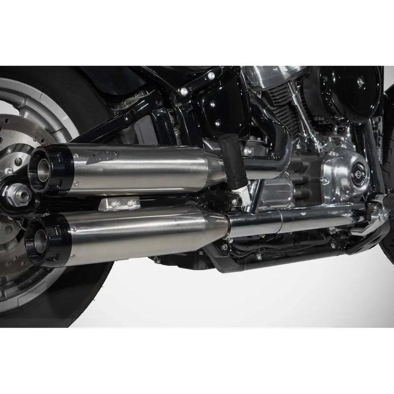 Zard EC Euro 4/5 Approved Overlapped Slip-On Mufflers for Harley Softail  - Customhoj