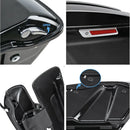 Zodiac 4" Stretched Hard Saddlebags for Harley  - Customhoj