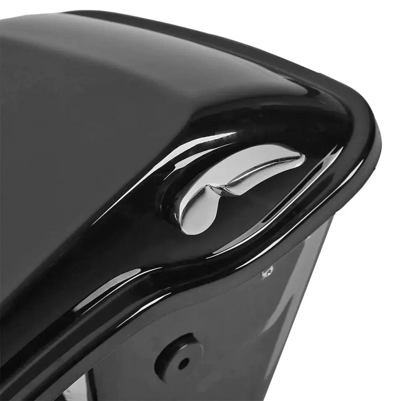 Zodiac 4" Stretched Hard Saddlebags for Harley  - Customhoj