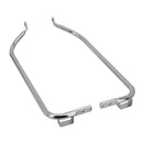 Zodiac Hard Saddlebag Supports for Harley 97-08 Touring (Eliminates front guards) (Replaces OEM: 46565-04) / Chrome  - Customhoj
