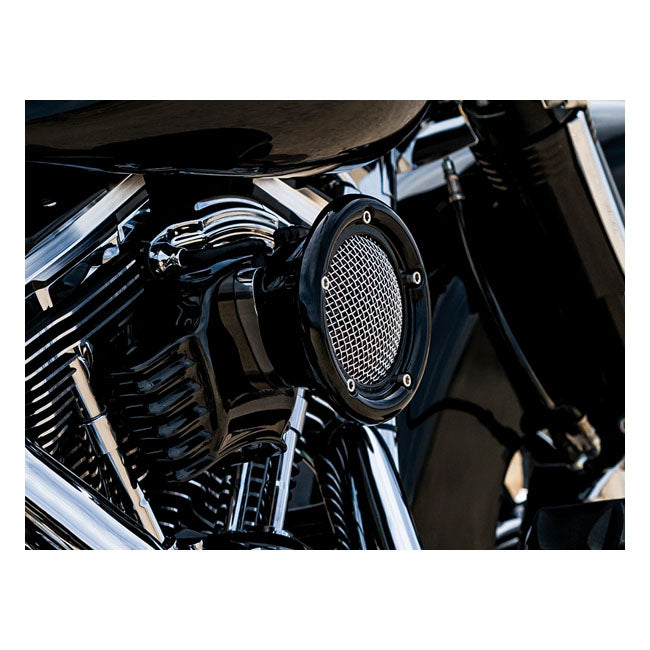 Chrusher Air Cleaner Harley 93-99 Evo Big Twin with CV carb / Black Chrusher® Velociraptor® Air Cleaner for Harley Customhoj