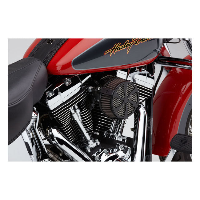 Cobra Air Cleaner Harley 17-22 Touring / Black Cobra Naked Air Cleaner Swept for Harley Customhoj