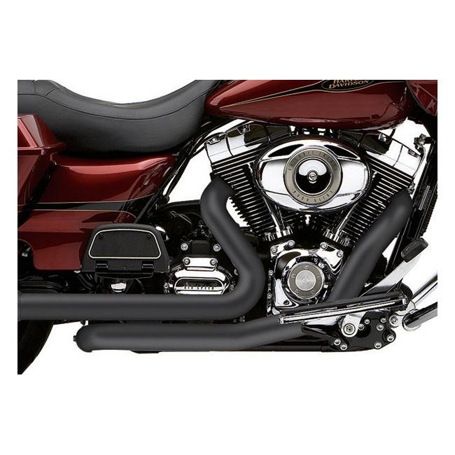 Cobra HD Touring/Trike avgassystem Cobra independant dual head pipes with power port Touring 09 Customhoj