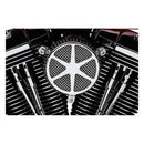 Cobra Luftrenare HD Cobra Naked Luftrenare Kit Spoke Krom ST 01-15; DYNA 04-17; Touring 02-07 Customhoj