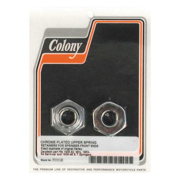 COLONY Springer reservdelar Colony Springer Retainers. BT 39-48; 45" SV 36-48; 45" Servi-car 53-54 Customhoj