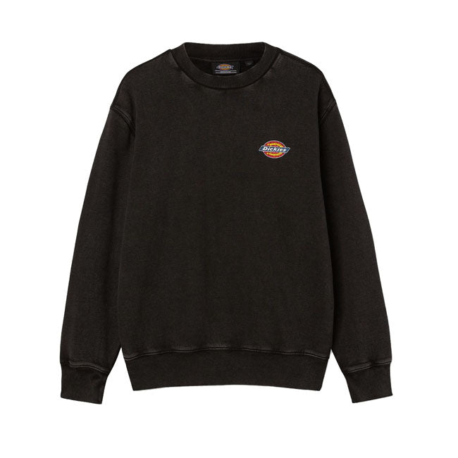 Dickies Sweatshirt S Dickies Icon Washed Sweatshirt Black Customhoj