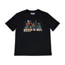 Down-n-Out T-shirt Down-n-Out Safety Second T-shirt Svart Customhoj