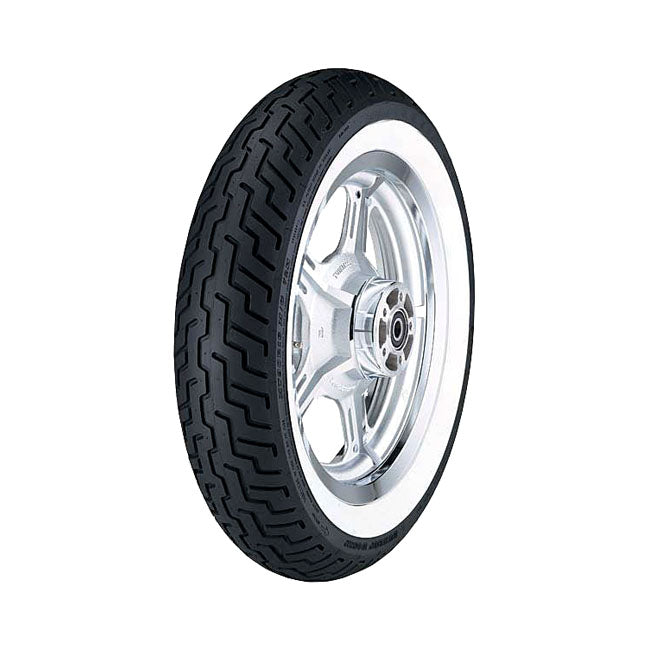 DUNLOP Däck 16" 150/80-16 71H Wide White Wall Dunlop D404 Framdäck MC 16" Customhoj