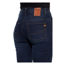 KING KEROSIN Jeans med skydd dam Queen Kerosin Kustombuilt Motor Gear jeans Blå Customhoj