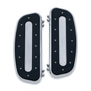 Kuryakyn Floorboards Harley 86-17 FL Softail; 12-16 Dyna FLD Switchback; 83-21 Touring; 09-21 Trikes / Chrome Kuryakyn Heavy Industry Rider Floorboards for Harley Customhoj