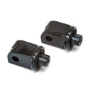 Kuryakyn Kuryakyn Adapters Raider 08-17 / Rear / Gloss Black Kuryakyn Splined Footpeg Adapters for Yamaha Customhoj