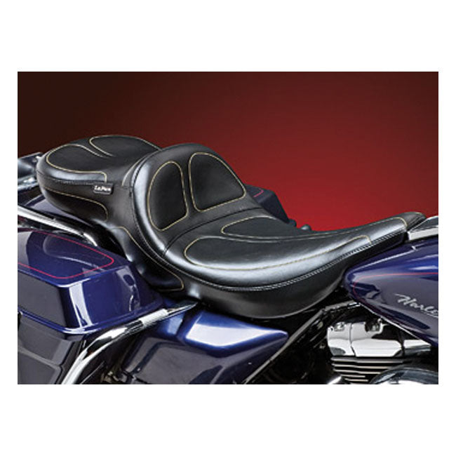 Le Pera HD Touring/Trike sadlar 02-07 FLHT & FLHS Le Pera Maverick 2-Up Sadel. Daddy Long Legs. Touring 97-21 Customhoj