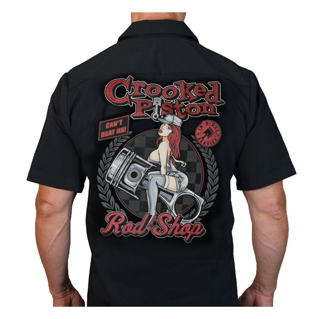 Lethal Threat Shirt M Lethal Threat Crooked Piston Work Shirt Customhoj