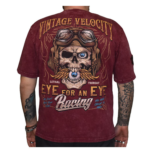 Lethal Threat T-shirt M Lethal Threat Eye for an Eye Racing T-shirt Customhoj