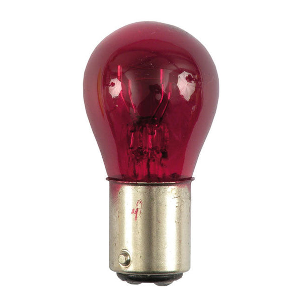 MCS 1157 Röd glödlampa 12-VOLT. DUAL FILAMENT Customhoj