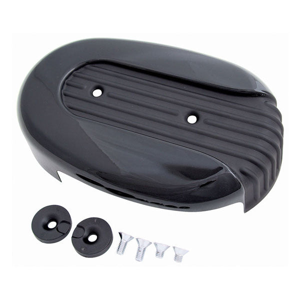 MCS Air Cleaner Cover 04-20 XL with stock oval air cleaner XL Sportster Air Cleaner Cover Grooved Customhoj