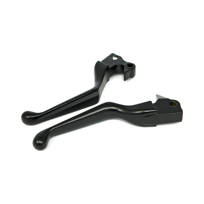 MCS Broms- & Kopplingsgrepp kit Svart / 04-13 XL; 08-12 XR1200(NU) STD Broms och kopplingshandtag HD Svart / Krom Customhoj