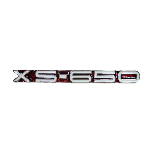 MCS Emblem Yamaha Sidoemblem XS650 Röd Customhoj