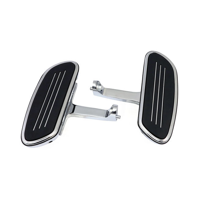 MCS Floorboards Harley 93-21 FLT/Touring Runway Passenger Floorboards for Harley Customhoj