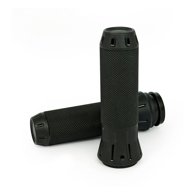 MCS Handtag HD E-THROTTLE Svart Cobra Billet Aluminium Handtag E-thr. Svart / Krom Customhoj