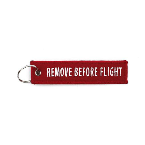 MCS Nyckelring Nyckelring Remove Before Flight Röd Customhoj