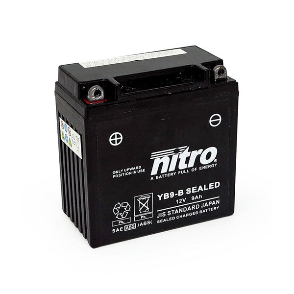 NITRO Batteri AGM/Gel Nitro YB9-B AGM Batteri Customhoj