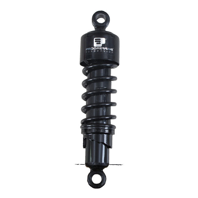 PROGRESSIVE SUSPENSION Stötdämpare HD FX/FXR 11" / Svart PS 412 Series Stötdämpare. FXR 82-94. 11-14" Svart / Krom Customhoj