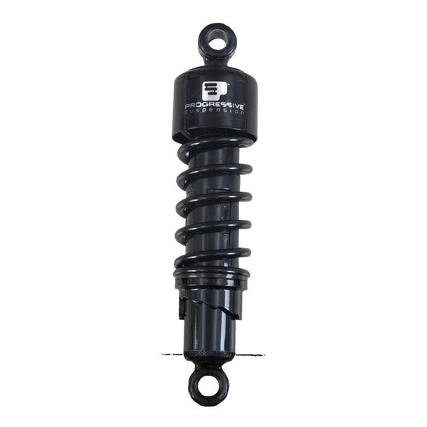 PROGRESSIVE SUSPENSION Stötdämpare HD Touring 11.5" / Svart PS 412 Series Stötdämpare Heavy Duty. FLT 80-08. 11.5-14" Svart / Krom Customhoj