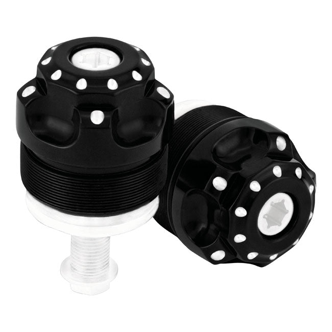 RSD Fork tube caps Contrast Cut RSD 49mm Fork Preload Adjuster. HD 02-17. Contrast Cut / Black Ops Customhoj