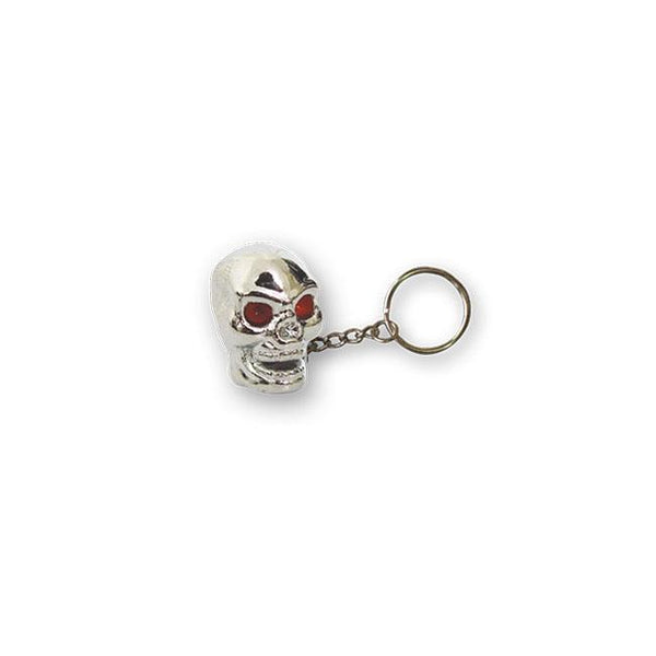 TRIKTOPZ Nyckelring Triktopz Skull Nyckelring Krom Customhoj