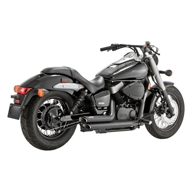 VANCE&HINES Honda Exhaust System Vance & Hines Shortshots Staggered 2-2 Honda Phantom & Shadow 750 Customhoj