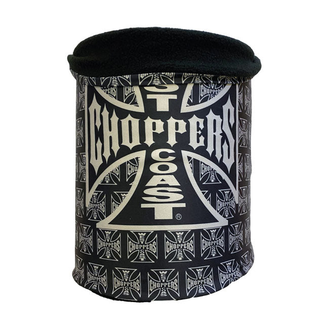 WEST COAST CHOPPERS Ansiktsskydd WCC OG logo winter fleece tube Svart Customhoj