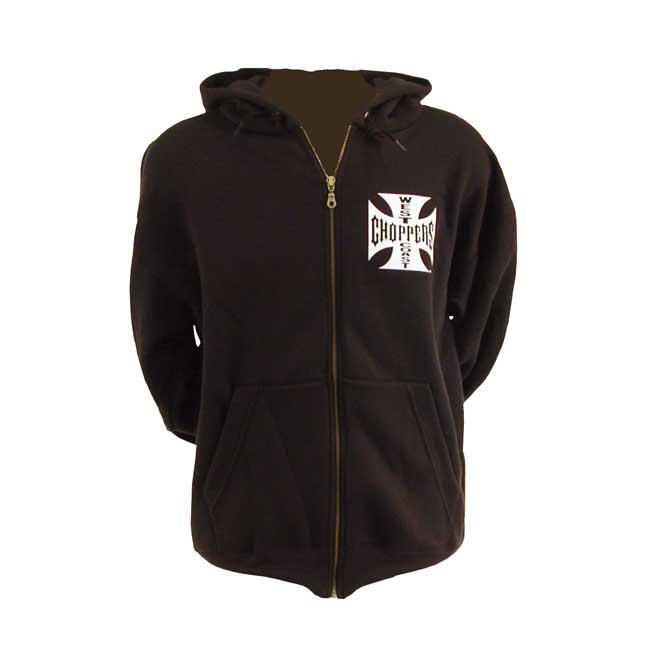 WEST COAST CHOPPERS Hoodie WCC Og Classic Zip Hoodie Svart Customhoj