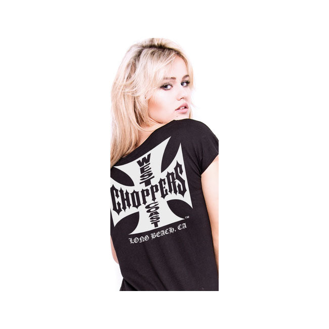 WEST COAST CHOPPERS T-shirt dam WCC Callisto ladies T-shirt Svart Customhoj