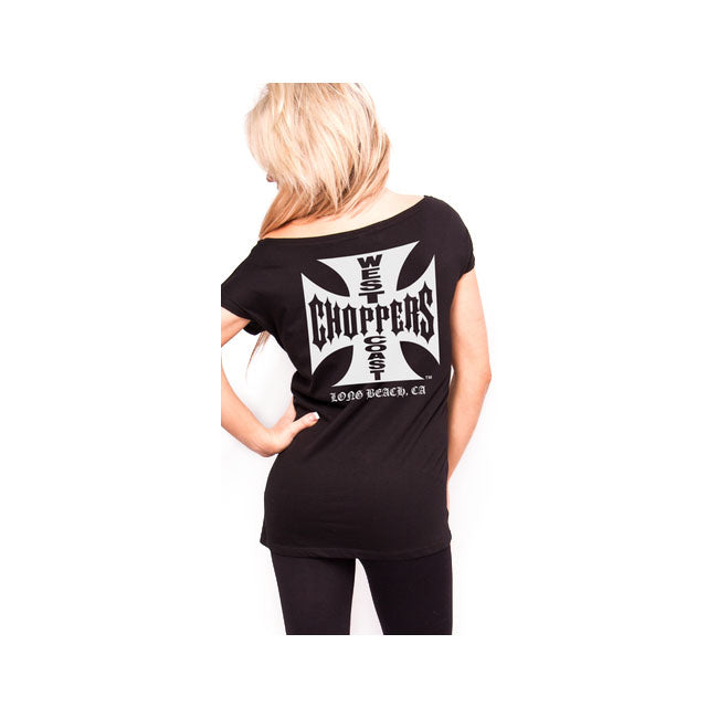 WEST COAST CHOPPERS T-shirt dam WCC Callisto ladies T-shirt Svart Customhoj